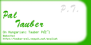 pal tauber business card